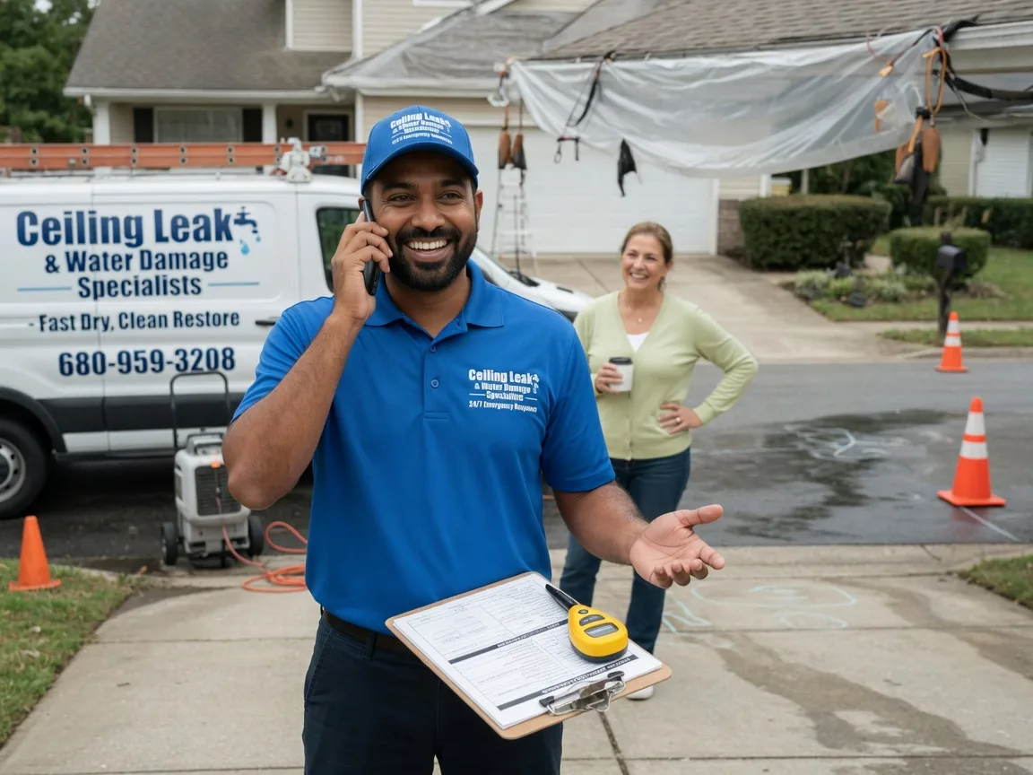 Ceiling Leak Cleanup Wyola, MT FAQs